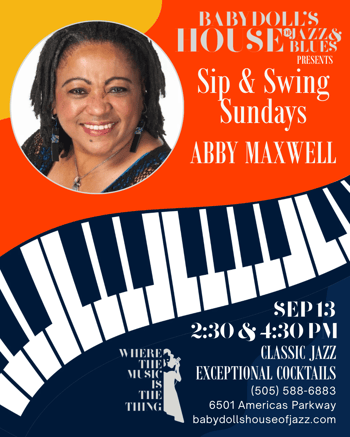 Sip & Swing Sundays with special guest Abby Maxwell with The Art of Jazz Band