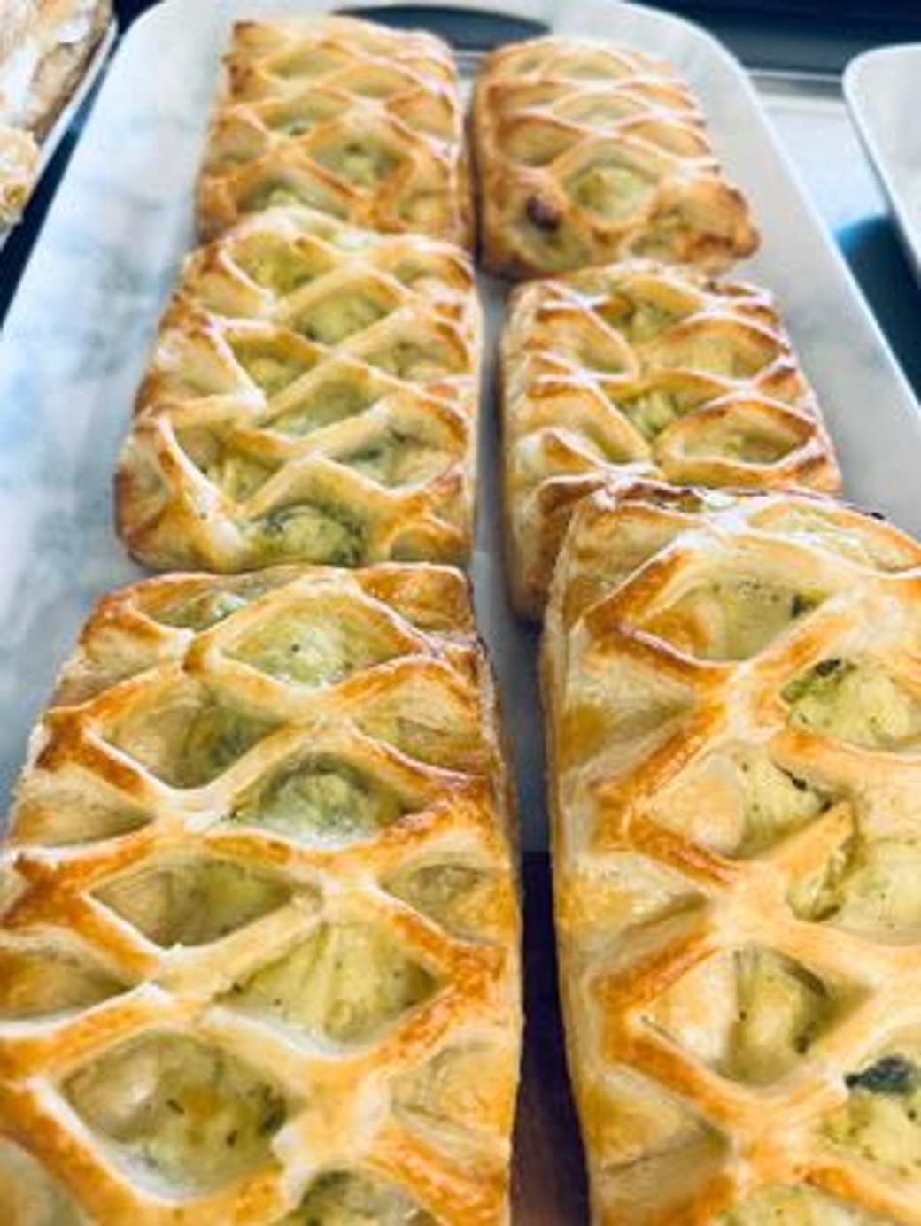 Leek and parmesan savory tart 