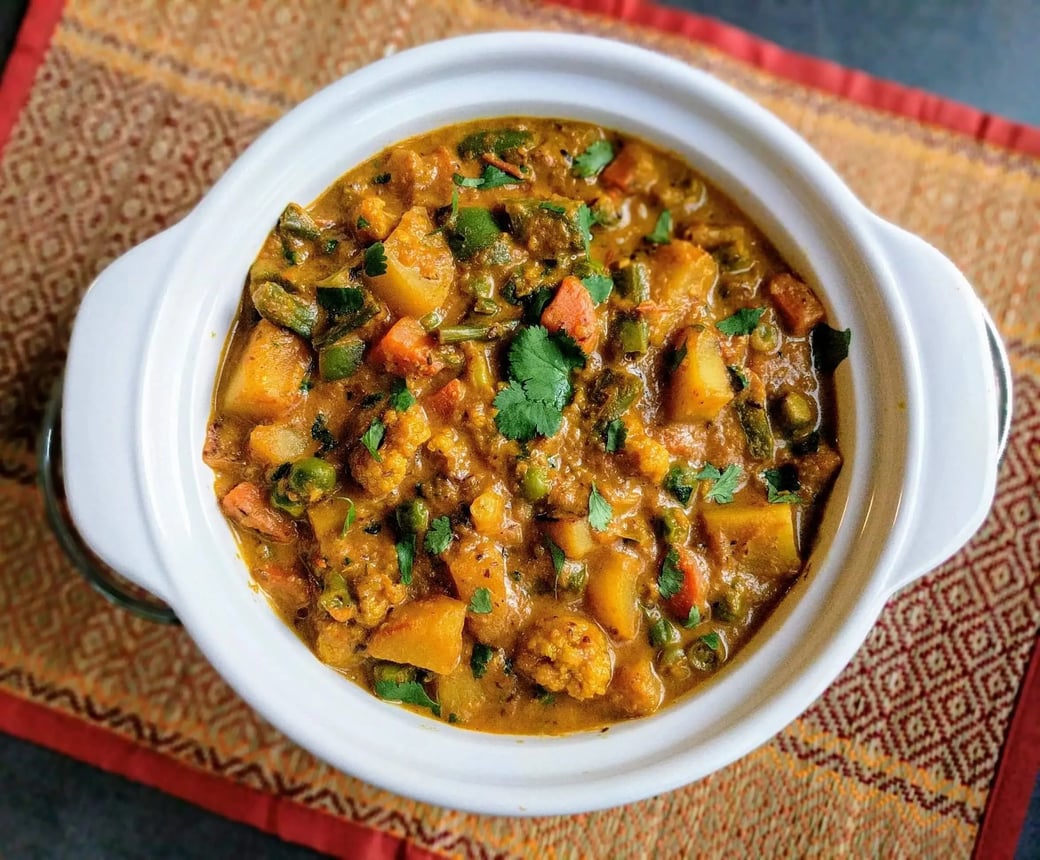 Mixed Vegetable Bhajee