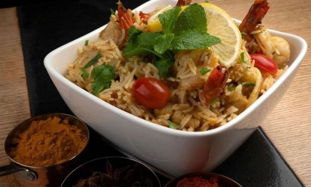 Seafood Biryani