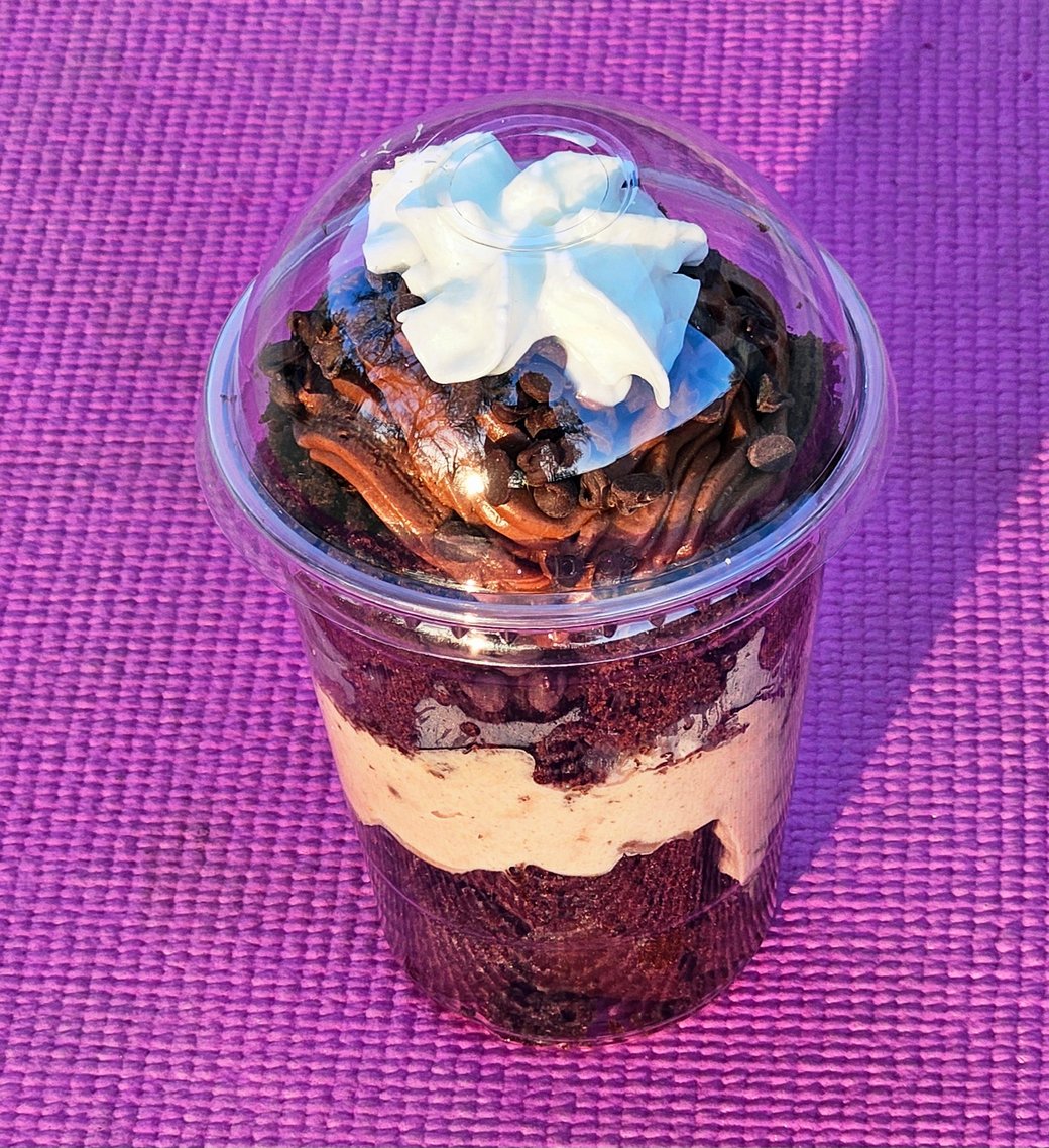 Triple Chocolate Cake in a Cup