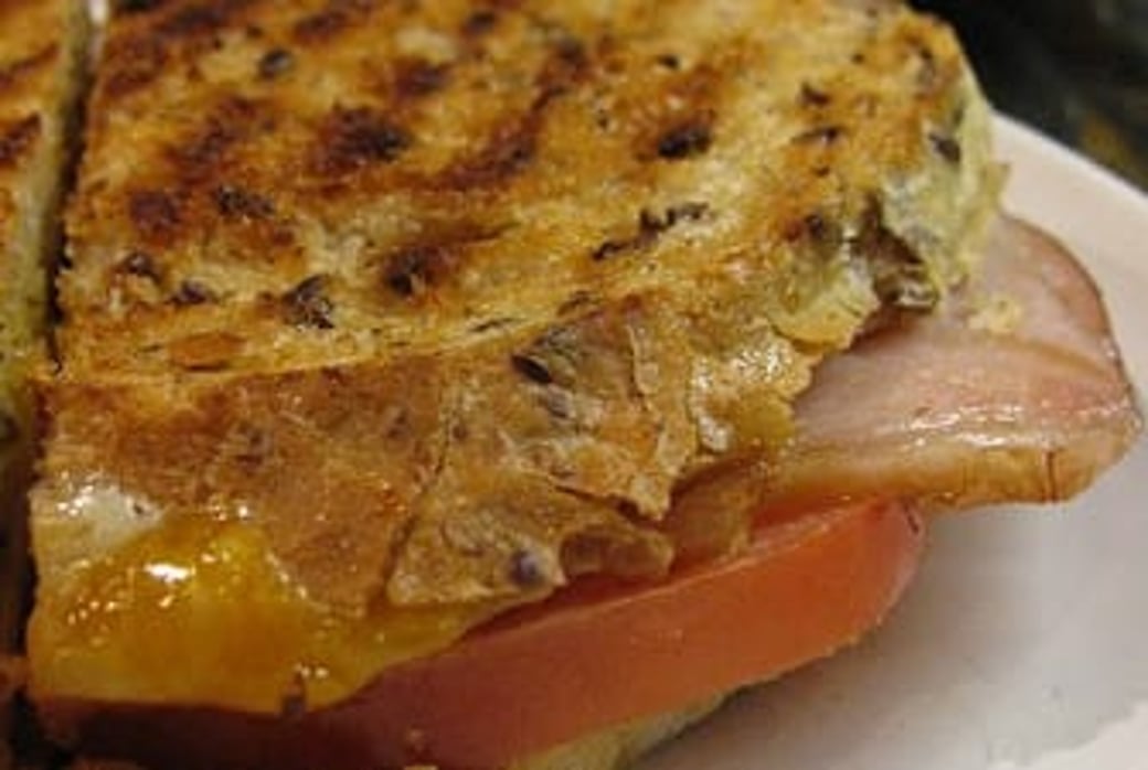Ham Honey Apple & Brie with Bacon Jam