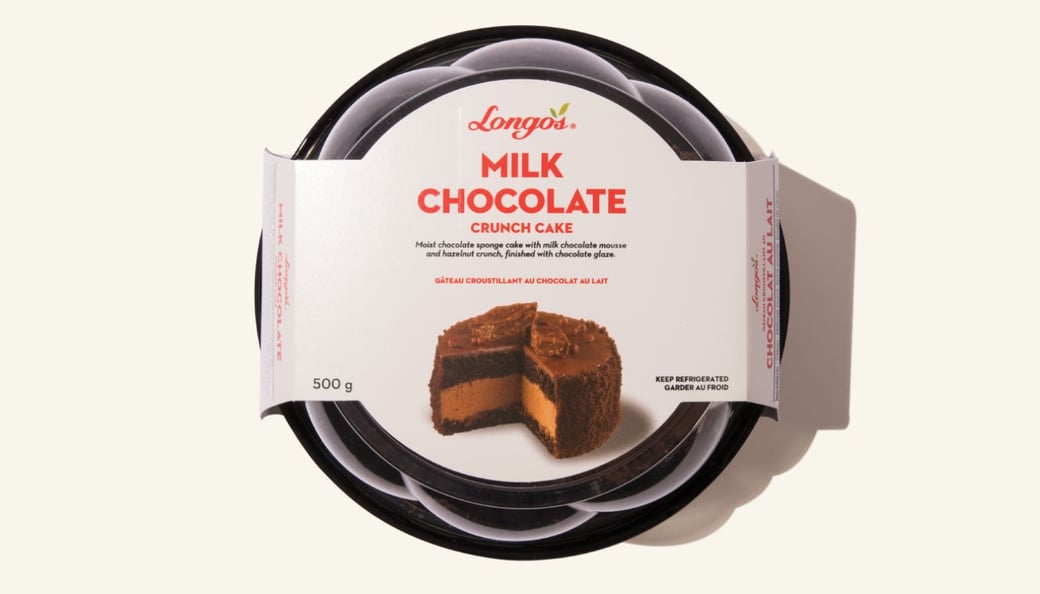 Milk Chocolate Crunch Cake