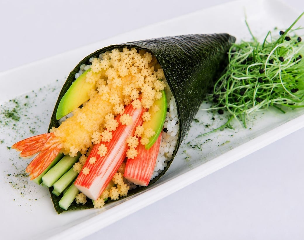 Tempura Shrimp Handroll (1)