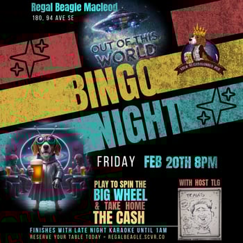 OUT OF THIS WORLD MUSIC BINGO