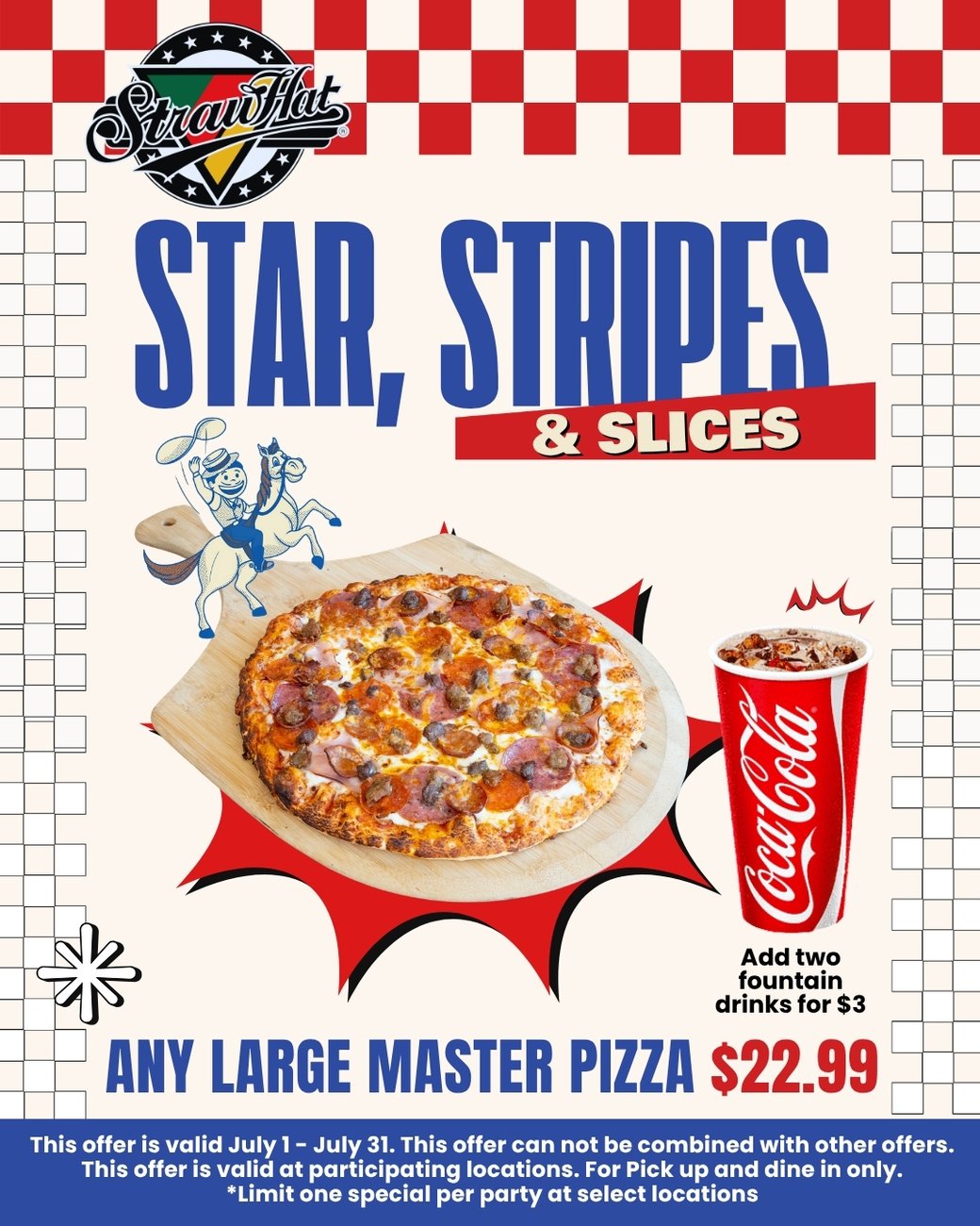 Any Large Master Pizza (July Special)