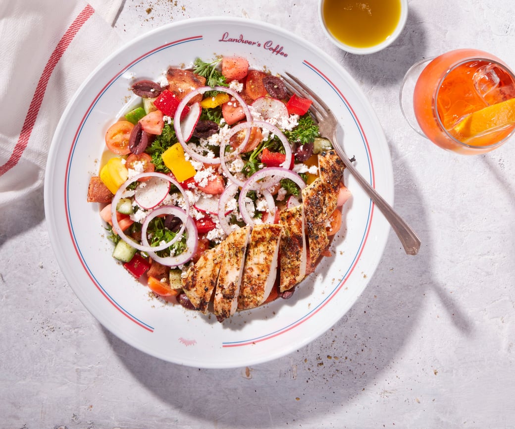 Chicken Fatush Salad