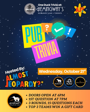 Pub Trivia Hosted by Almost Jeopardy!