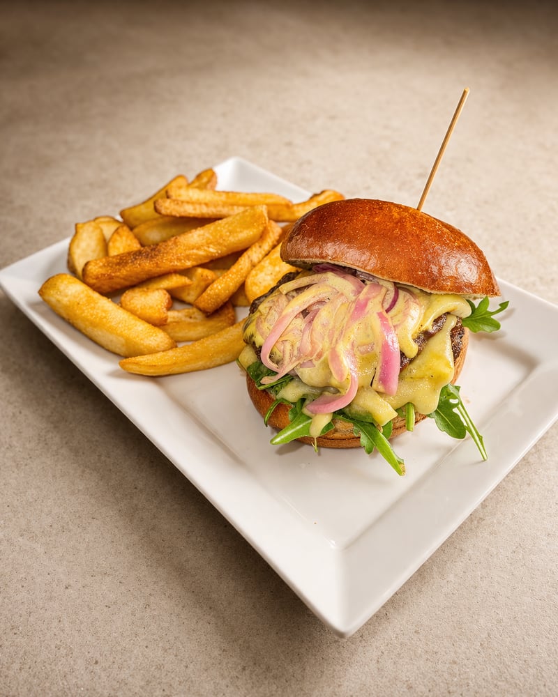 Signature Lamb Smash Burger