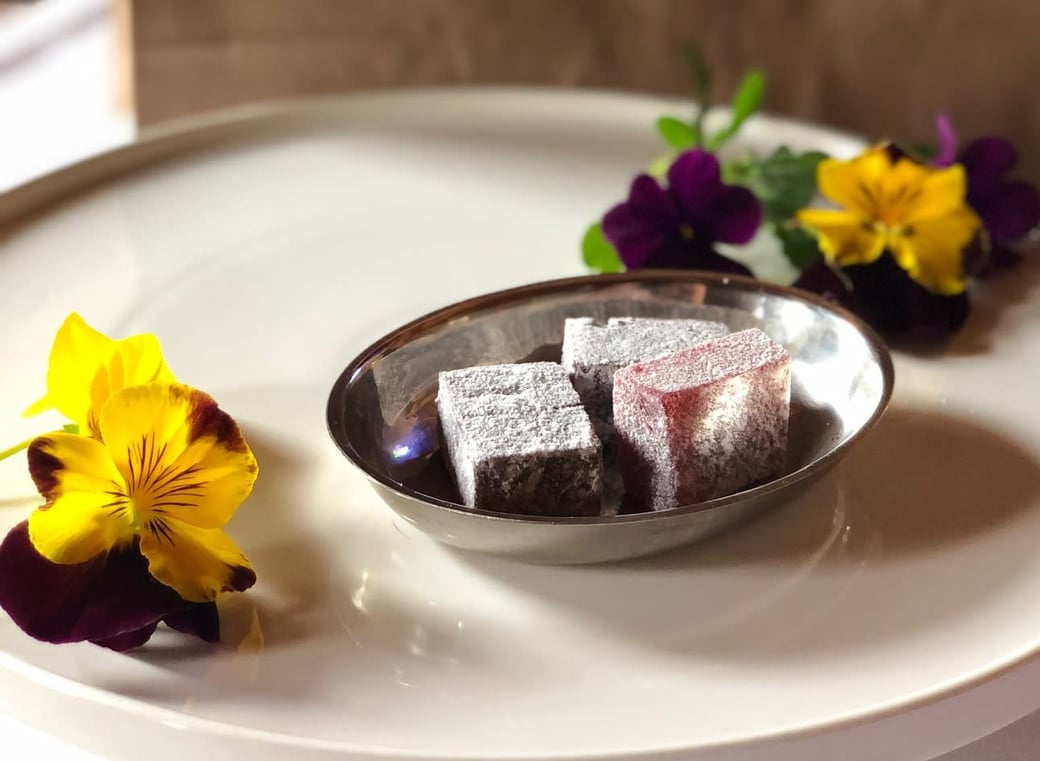 Black Currant & Raspberry Pâte de Fruit