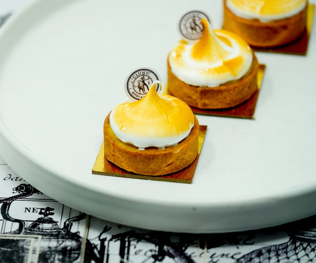 PASSION FRUIT MERINGUE TART