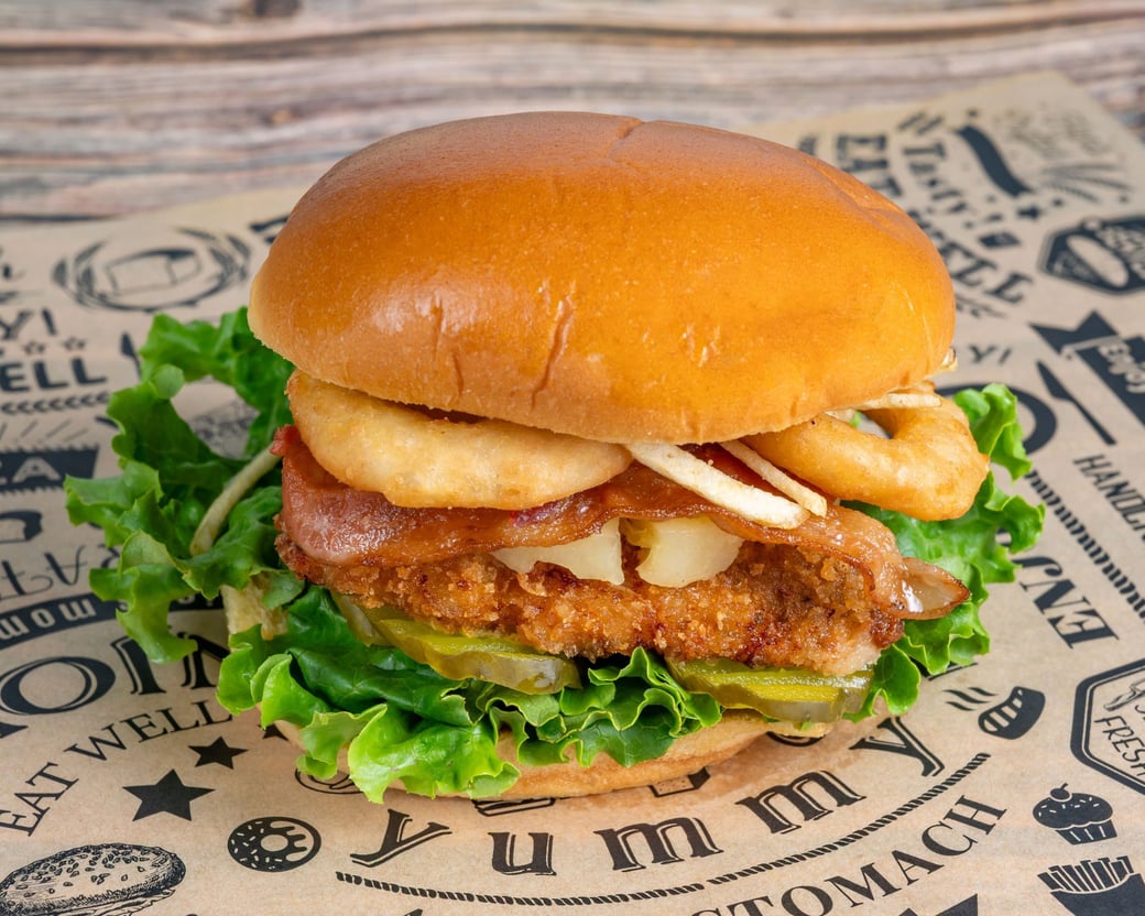 Hawaiian Chicken Burger 🍔2x1