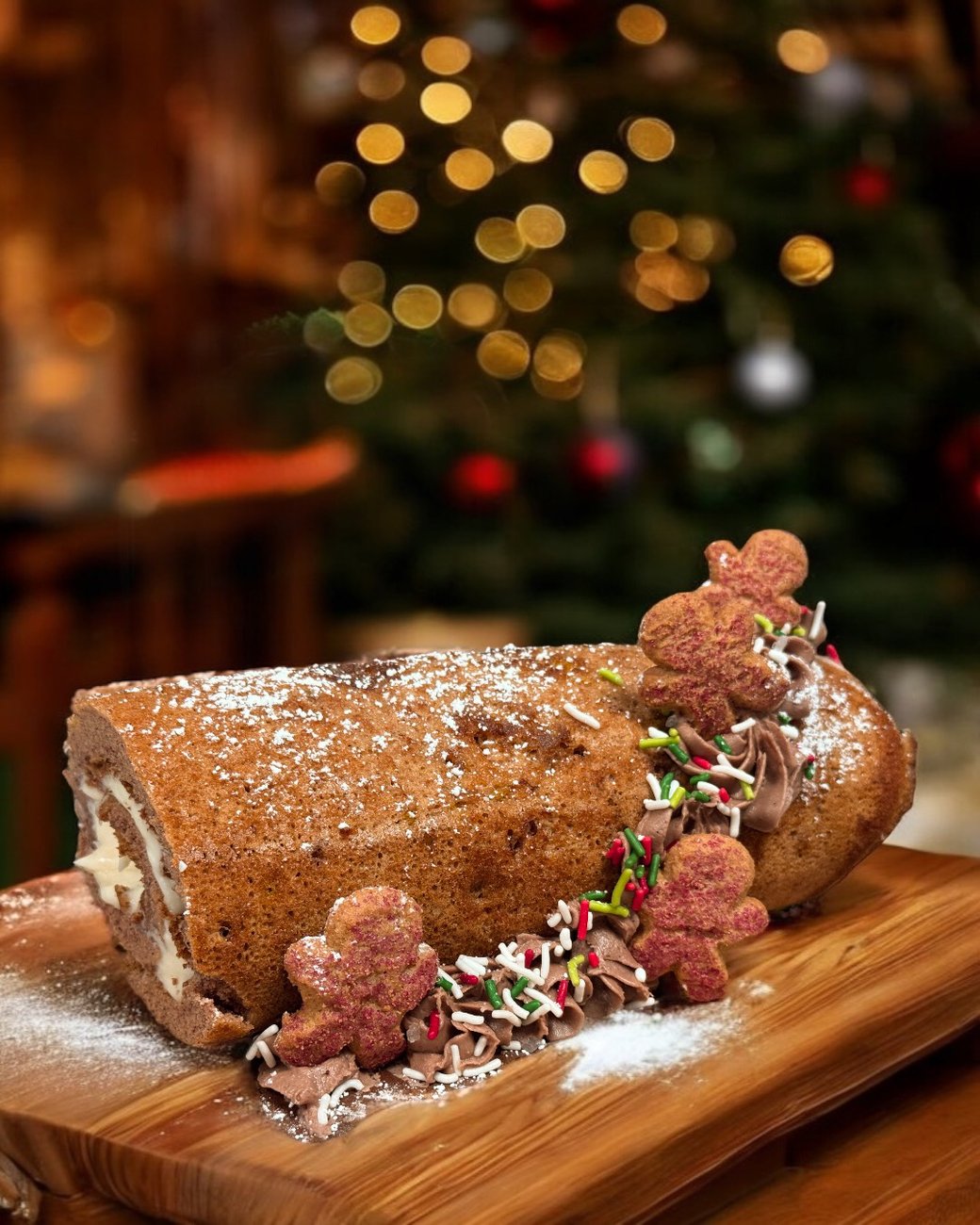 Gingerbread Log