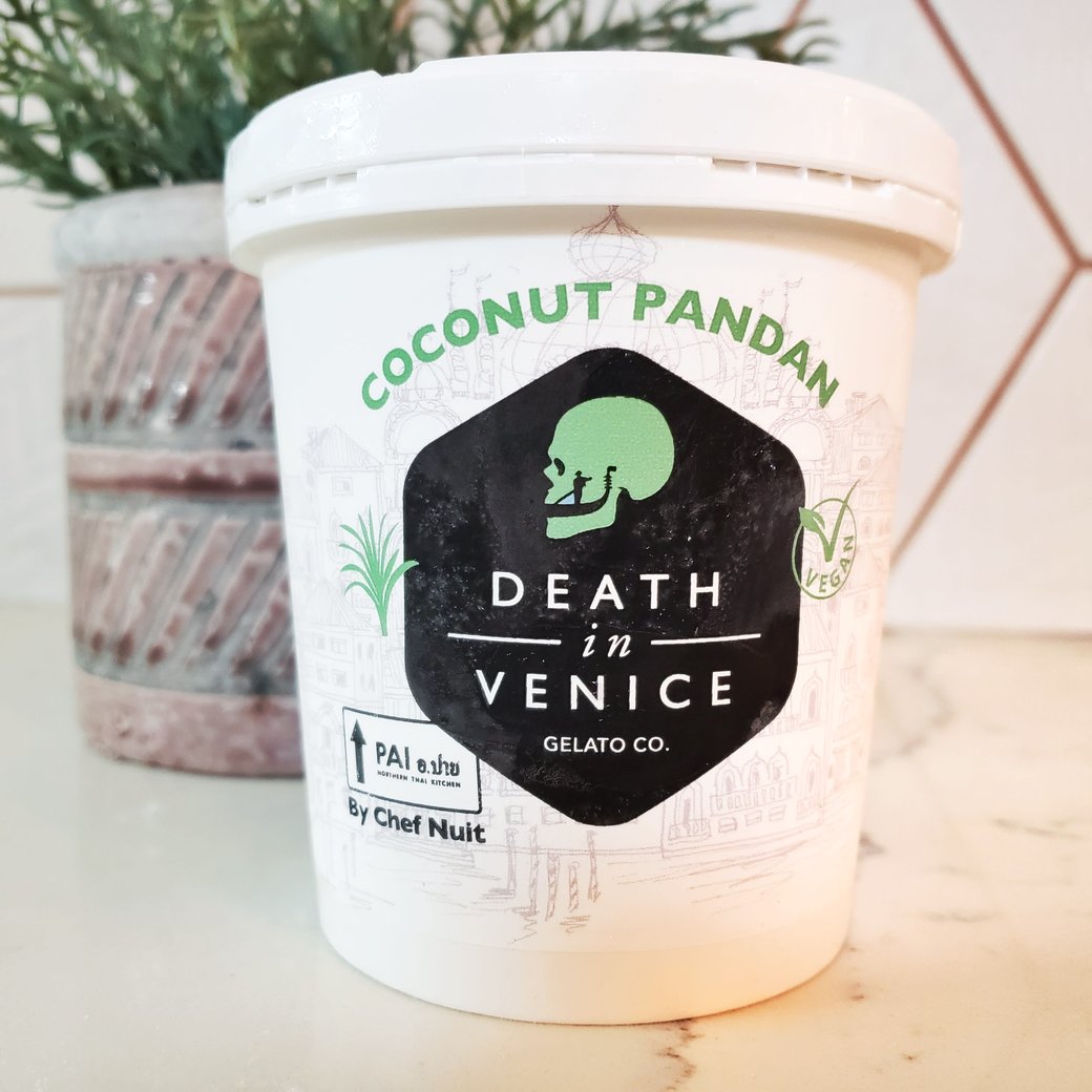 By Chef Nuit x Death in Venice Gelato Co. - Coconut Pandan (Vegan)