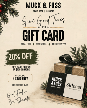 Muck & Fuss Gift Cards