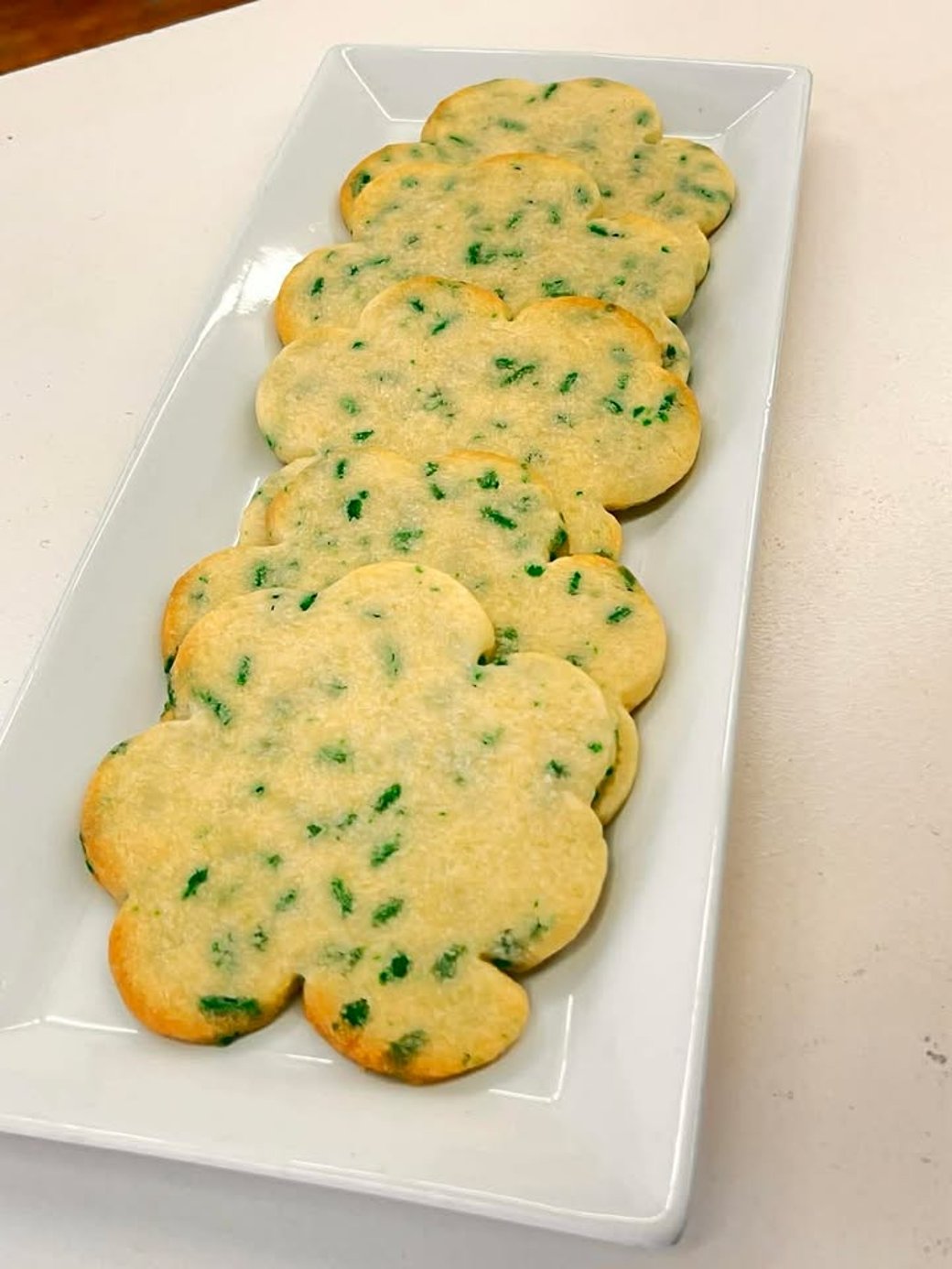 St. Patrick  Shortbread Cookies
