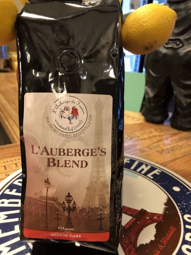 L'auberge de France Coffee Beans ( if you need ground please contact us) , shop product