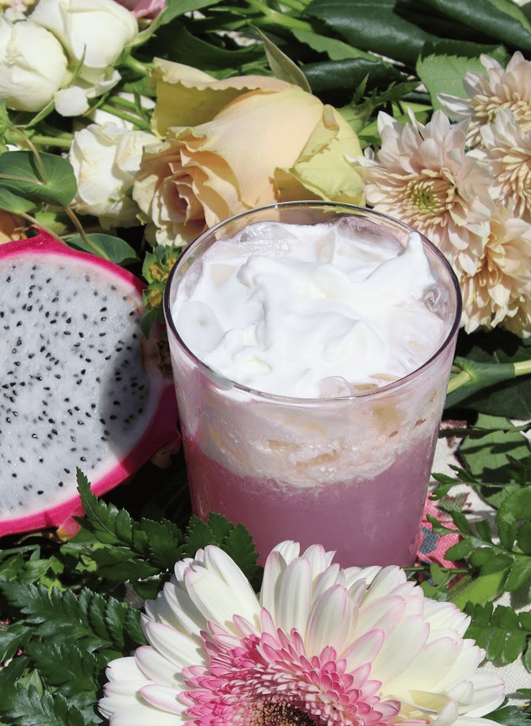 Dragonfruit Peach Lemonade