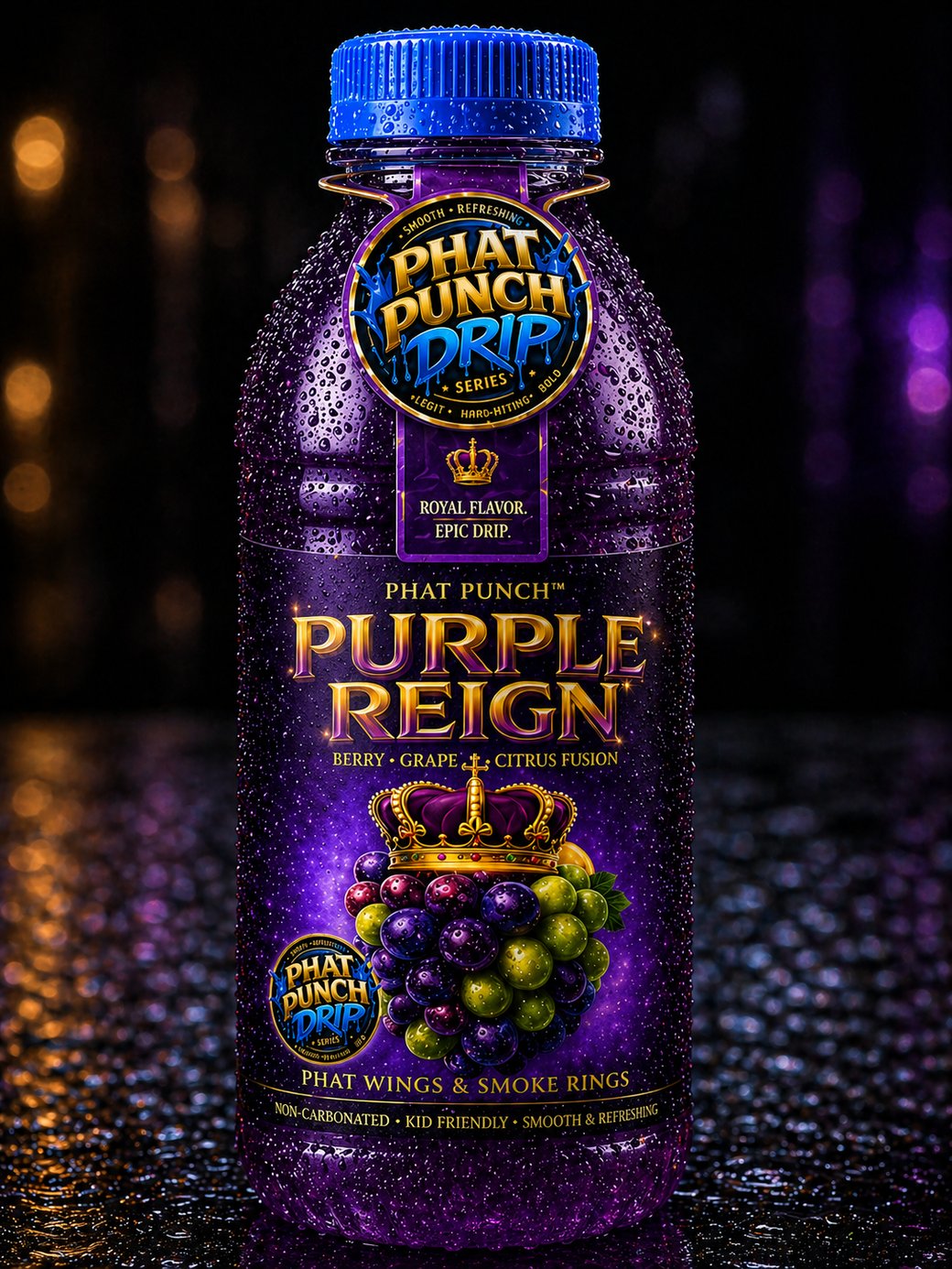 Phat Punch - Purple Reign 16oz Berry-Grape-Citrus Fusion