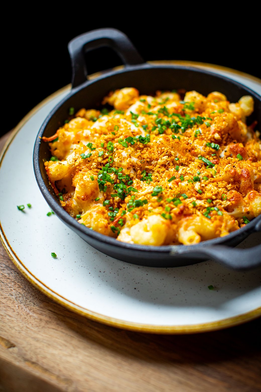 Asiago and Cheddar Baked Mac