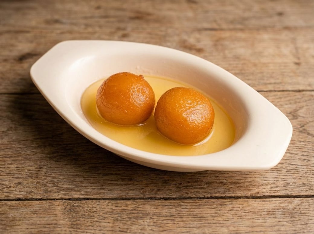 Hot-Gulab Jamun Dessert
