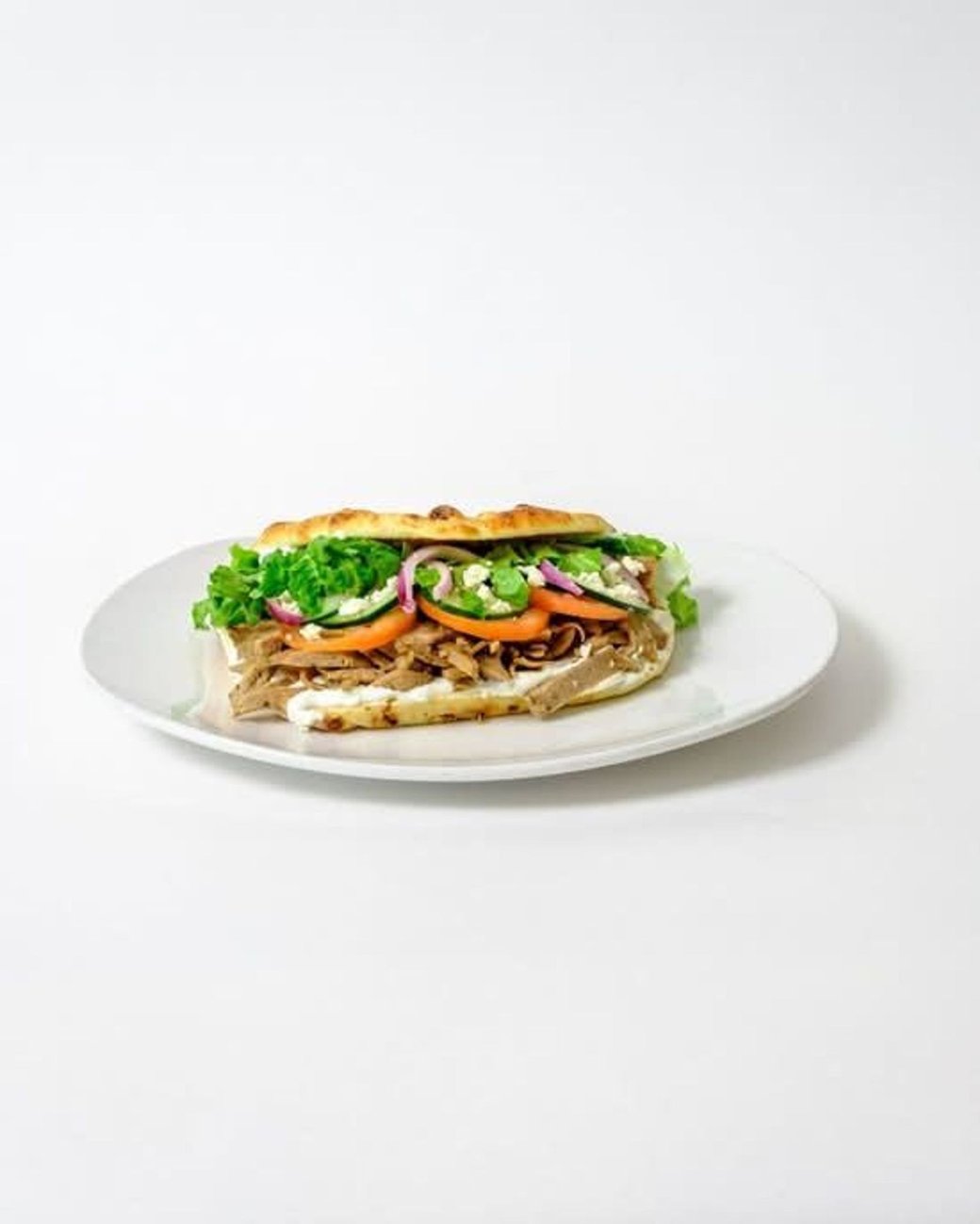 greek gyro sando