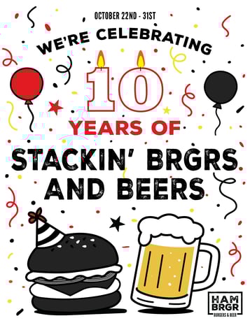 10 YEARS BETWEEN THE BUNS! 🎉🎂