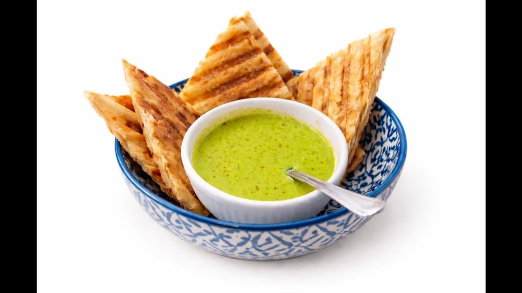 Roti with Green Curry