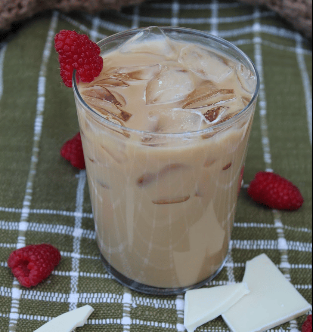 White Chocolate Raspberry Latte