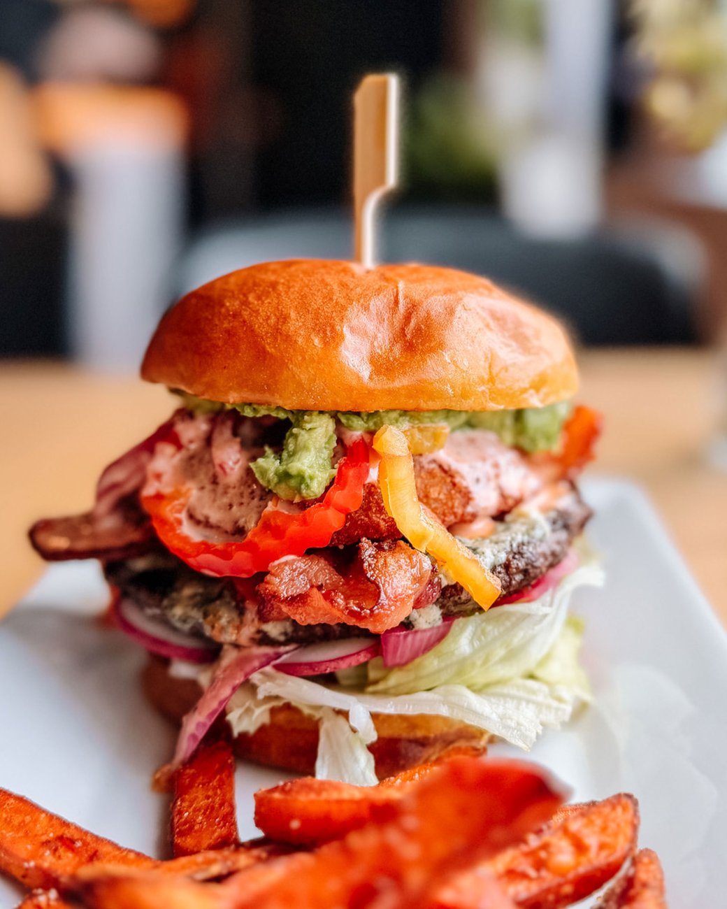 Black and Blue Burger