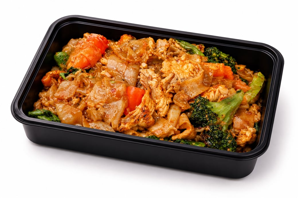 Pad Kee Mao Lunch Box (Drunken Noodles)