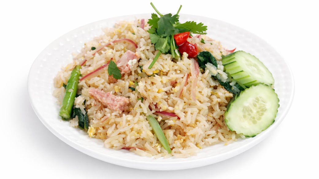 Perserved Pork Fried Rice