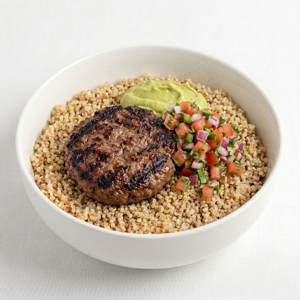 Healthy Burger Bowl