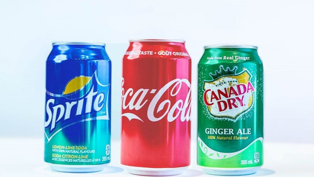 Soft Drinks in Cans 