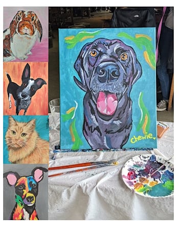 Cocktails & Canvas, Paint Your Pet: Indy