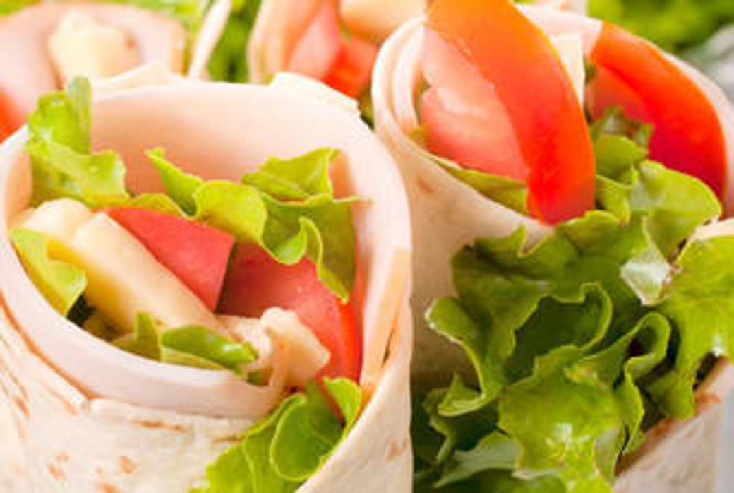 California Turkey or Veggie Wrap
