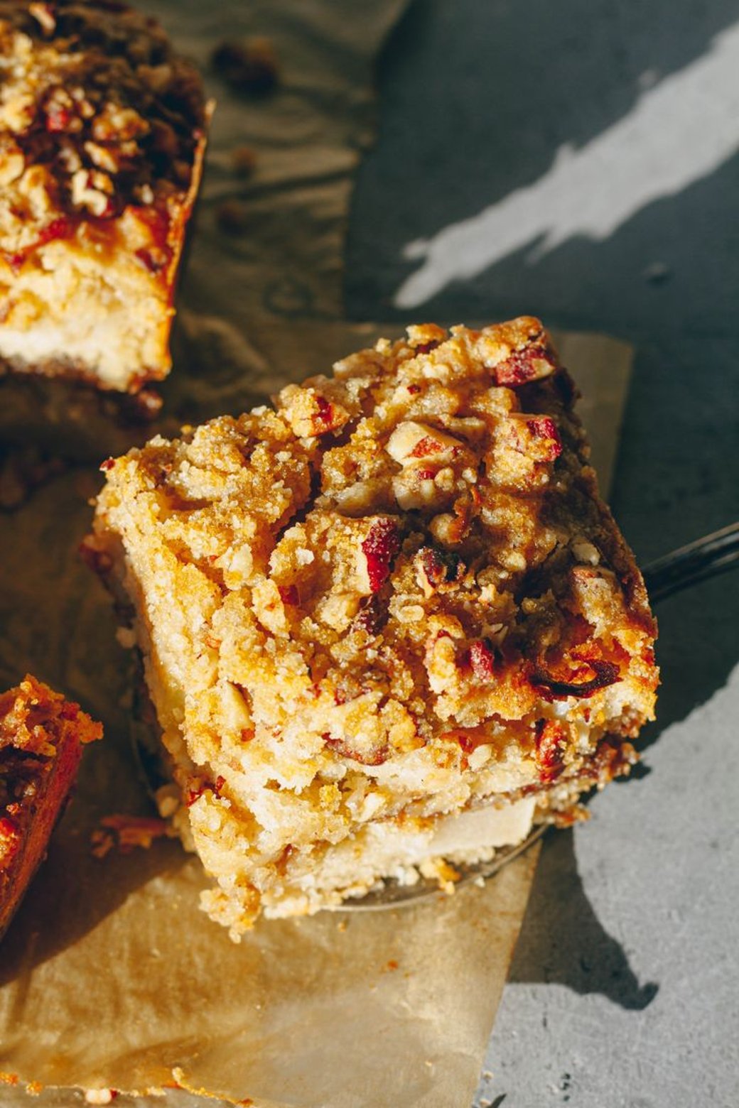 Pear & Almond Crumble Cake