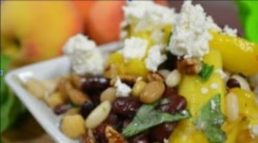 Peach, Pecan and Paradise Salad