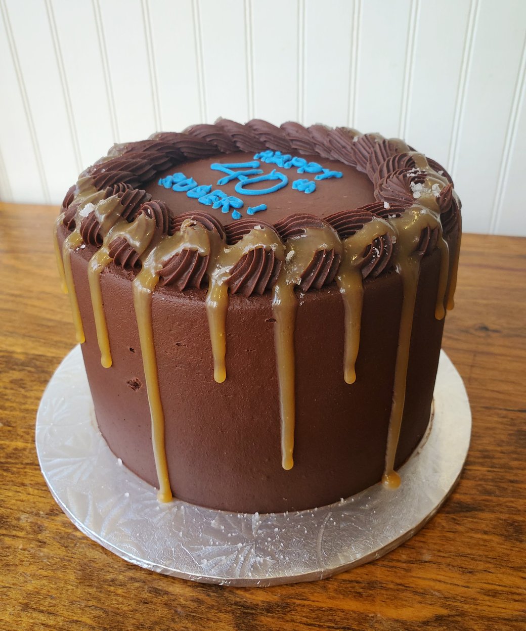 Chocolate salted caramel party cake