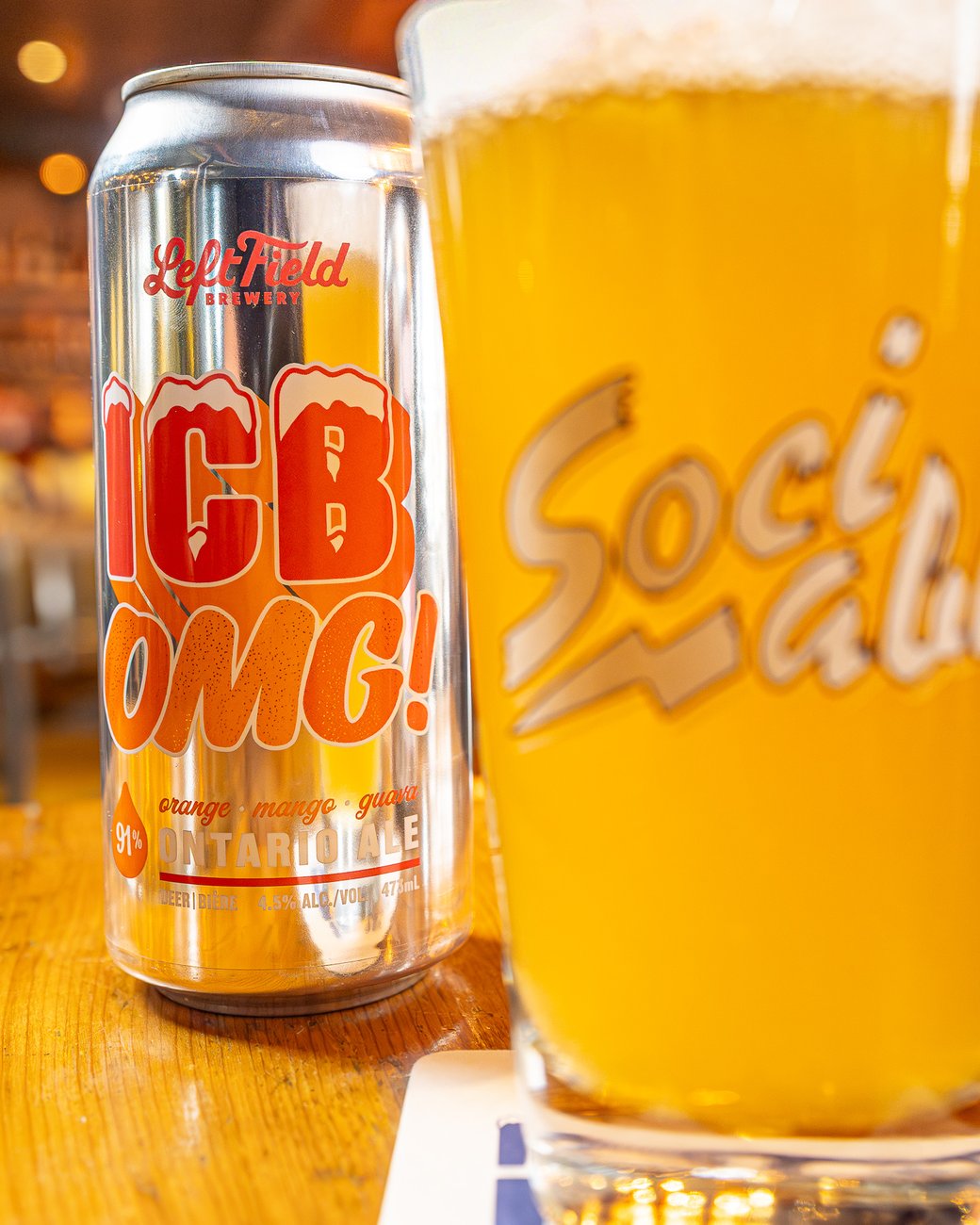 OMG! ICE COLD BEER Blonde Ale with orange, mango & guava