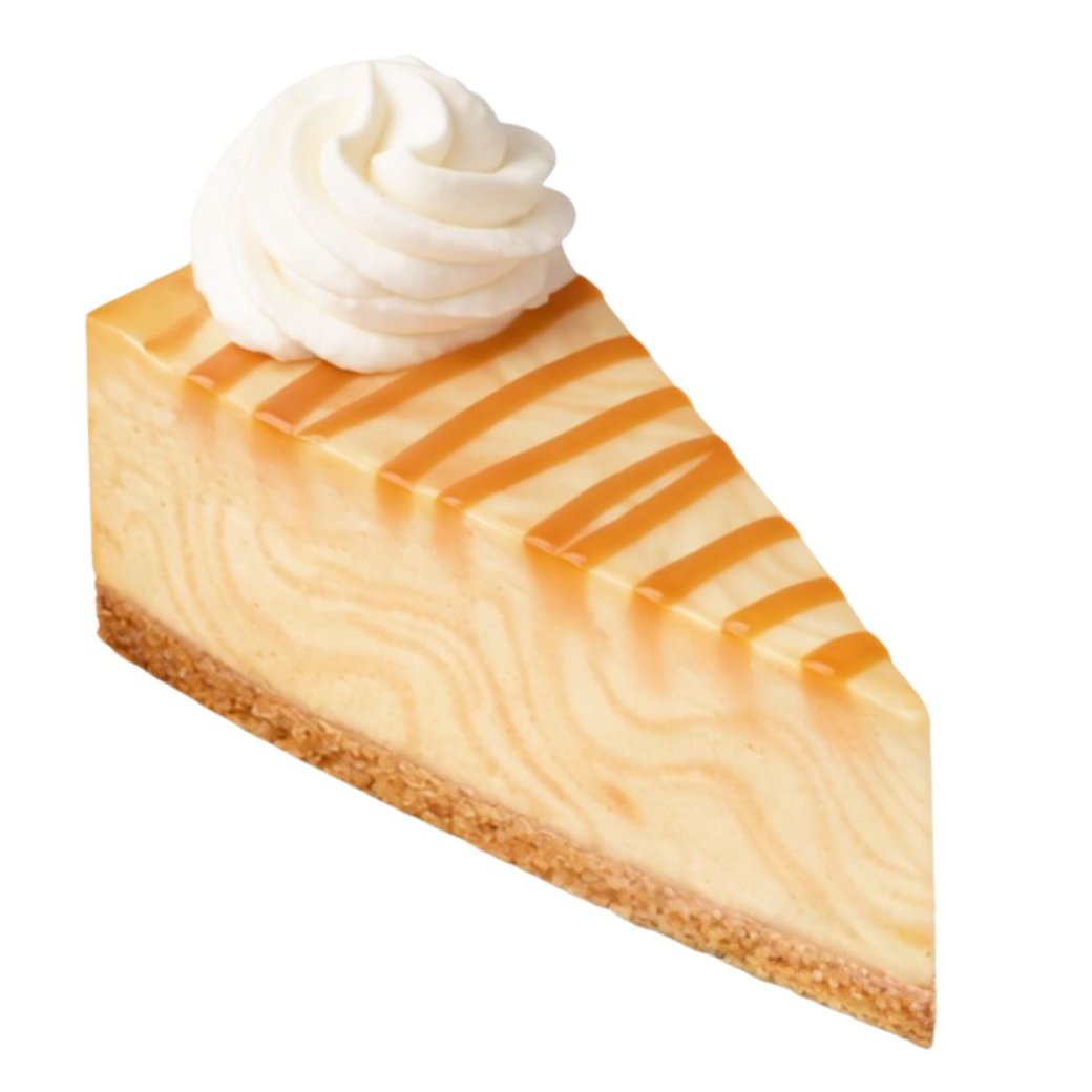 Dulce de leche Cheesecake Slice