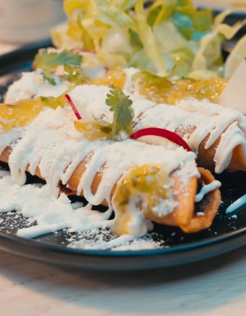 Crispy Chicken Taquitos