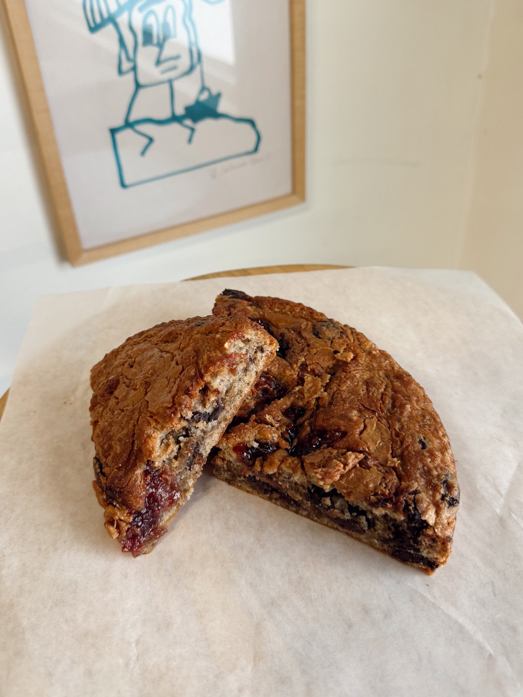 Vegan PB&J Blondie