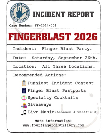 ALL LOCATIONS: Finger Blast Anniversary Celebration