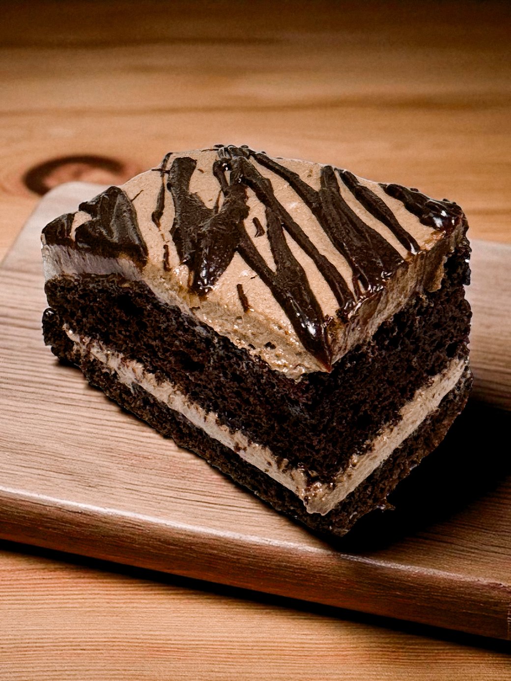 Triple Fudge Chocolate Cake