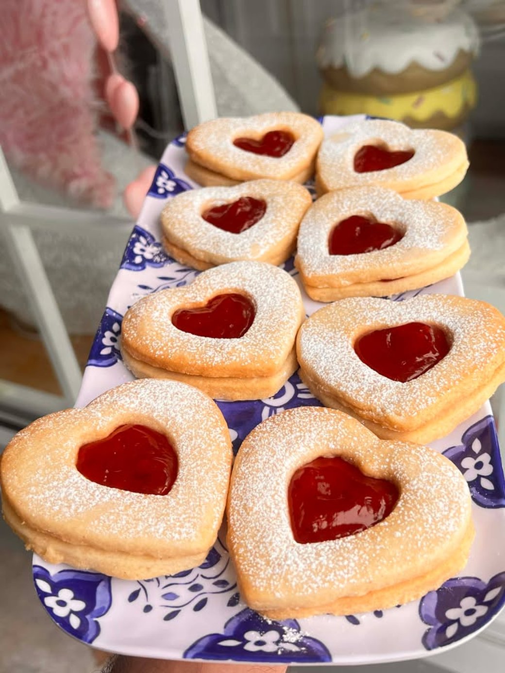 Valentine Strawberry Jam Cookie