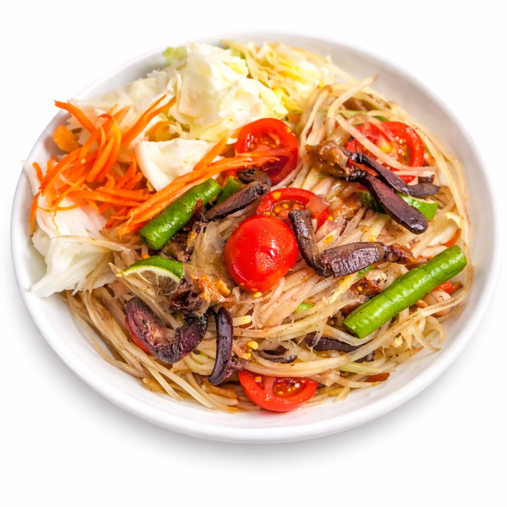 Som Tum Lao (Papaya Salad Lao Style)