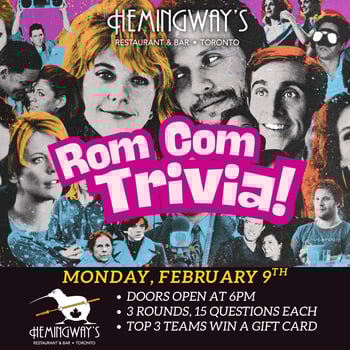 Rom Com Trivia (1st Night)