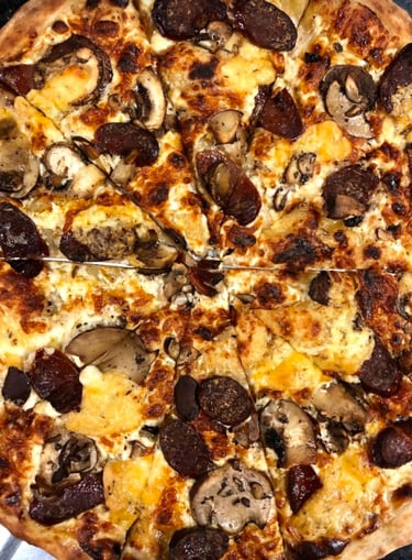 Feature! Salami and Mushroom Pizza , shop product