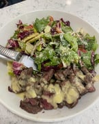 Fresh meets flavorful. 🥗🔥 Our steak salad combines tender, juicy cuts with crisp greens and bold Italian flavors — only at Prime Cuts Italian Steakhouse.

#GourmetDining #WeekendSpecials #ItalianSteakhouse #FineDining #ChefsSpecials #summervibes #SavorTheFlavor #summerfood